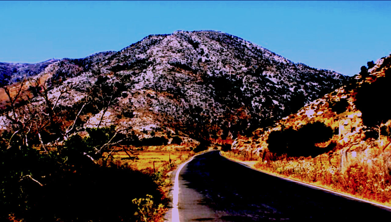 Paysage montagneux en Grèce