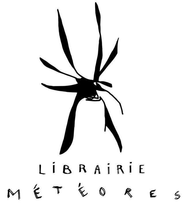 Logo de la librairie Météores, rue Blaes