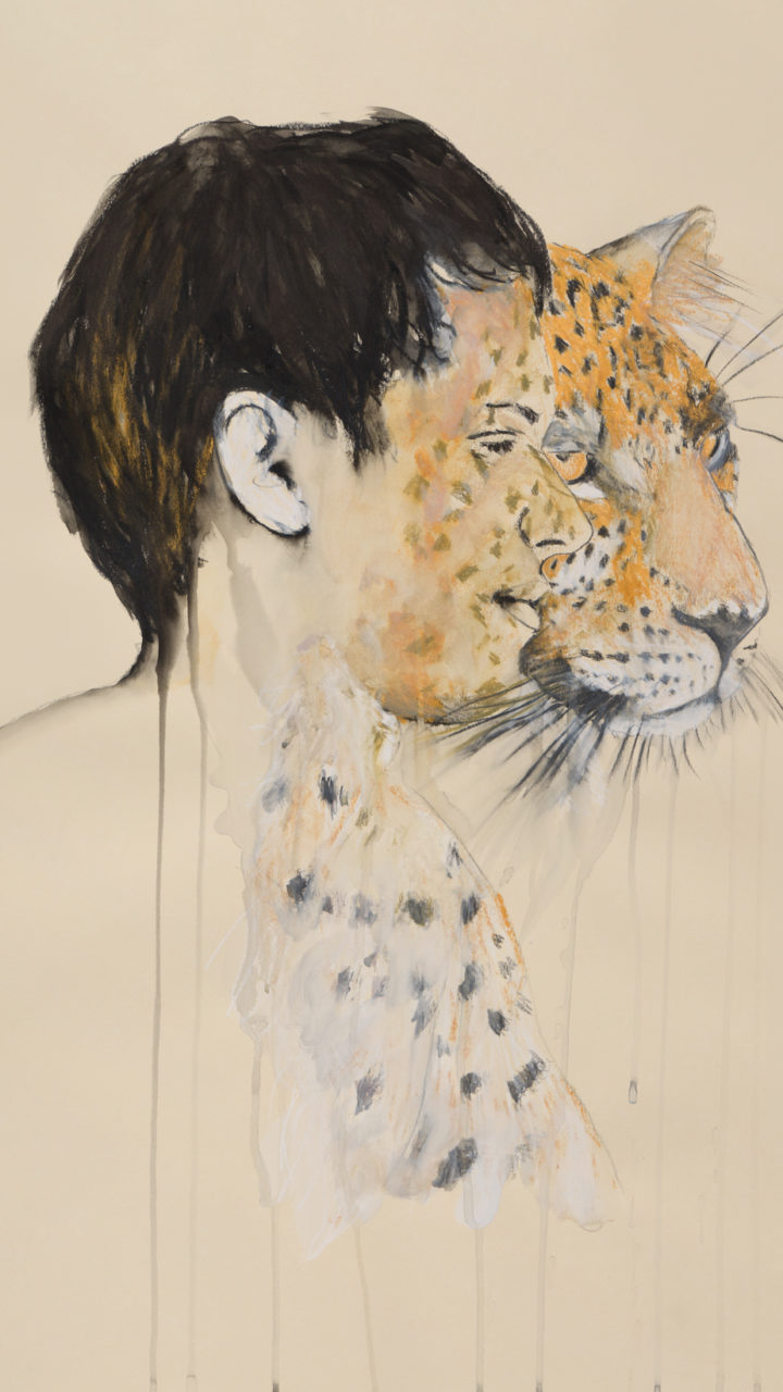 Edi Dubien, Sans titre, 2024, Aquarelle et crayon sur papier, 65 x 50 cm – AG 8253 (photo © Aurélien Mole)