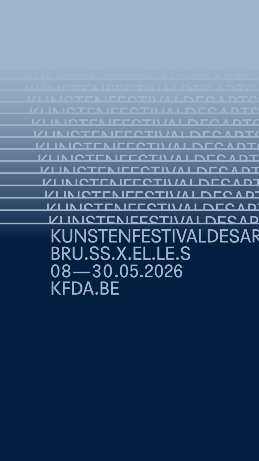 Affiche du Kunstenfestivaldesarts 2026