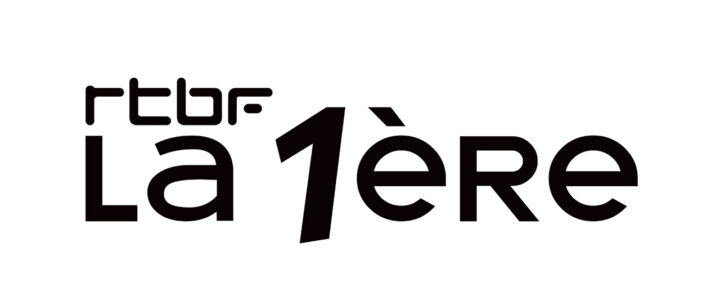 Logo La 1ère RTBF (2026) en noir